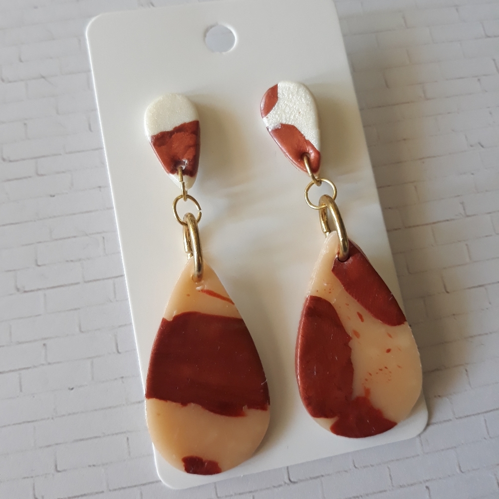 Pumpkin Spice Latte Earrings